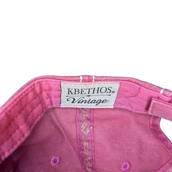 PINK Born Free Women's Distressed Baseball Cap Adjustable Arrow Back - Picture 5 of 5